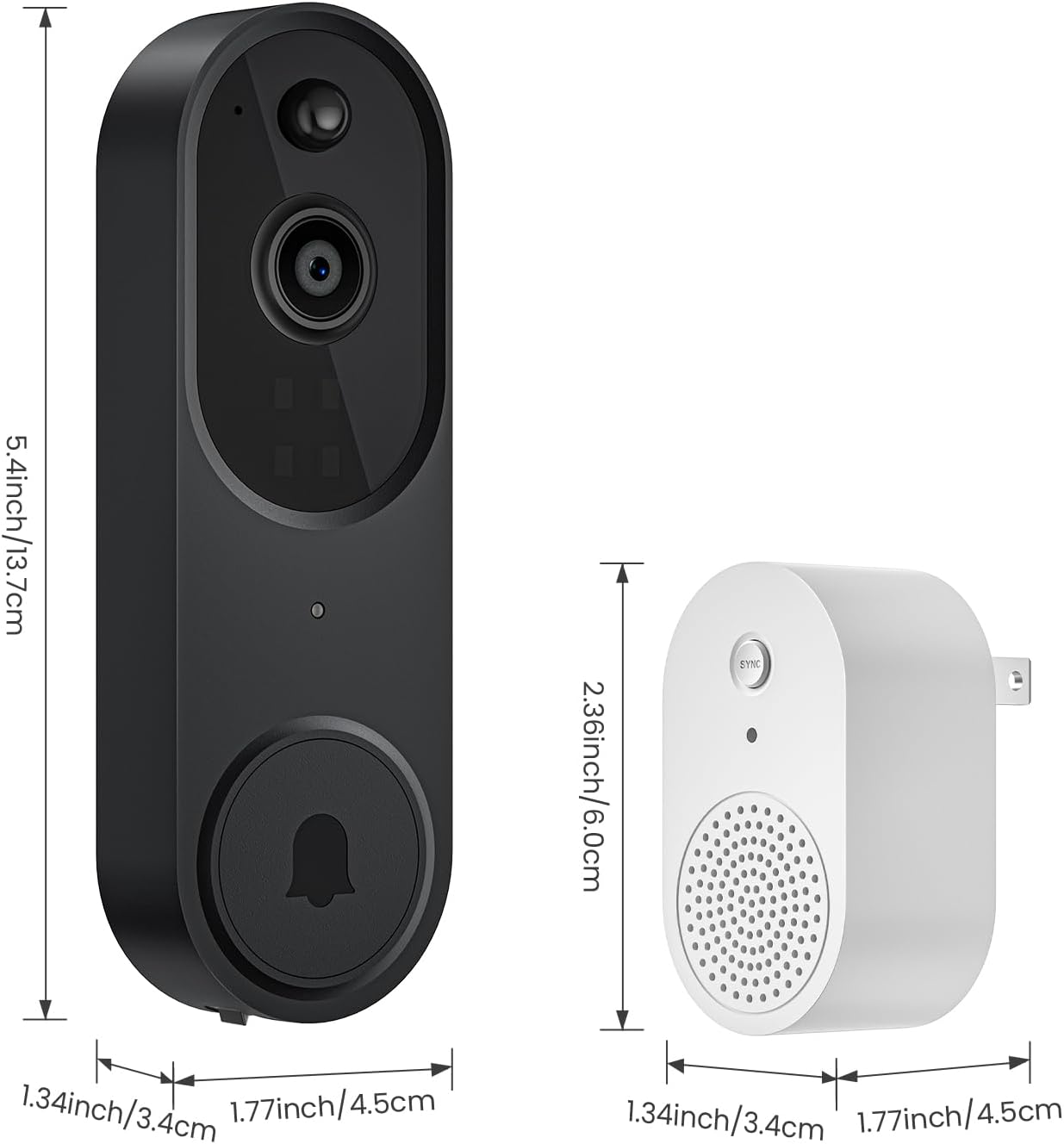 CÁMARA DE TIMBRE INALÁMBRICA CON VIDEO DE ALTA DEFINICIÓN - SEGURIDAD EN TU PUERTA CON TECNOLOGÍA AVANZADA