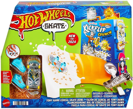 Hot Wheels Skate Tony Hawk Set de Trucos de Patinaje con Tazón Interactivo juego niños regalo