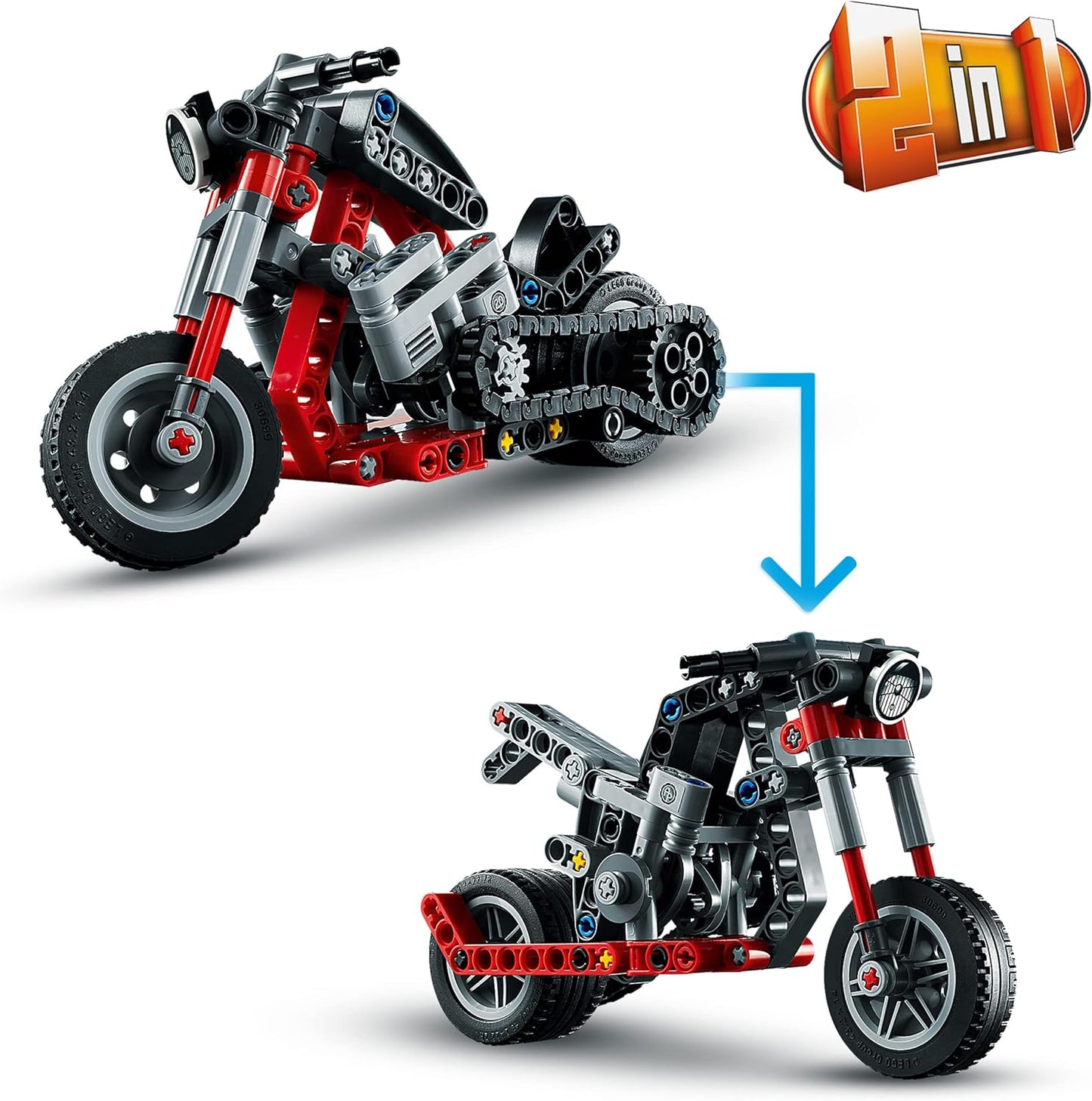 LEGO TECHNIC MOTO 42132 REGALO NIÑOS MOTORCYCLE