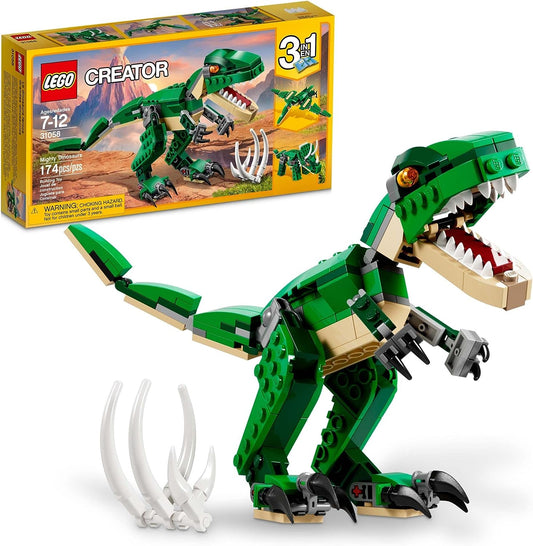 LEGO CREATOR 3 EN 1 MIGHTY DINOSAUR TOY - ¡EL REGALO PERFECTO PARA JÓVENES AVENTUREROS! 🦖🦕