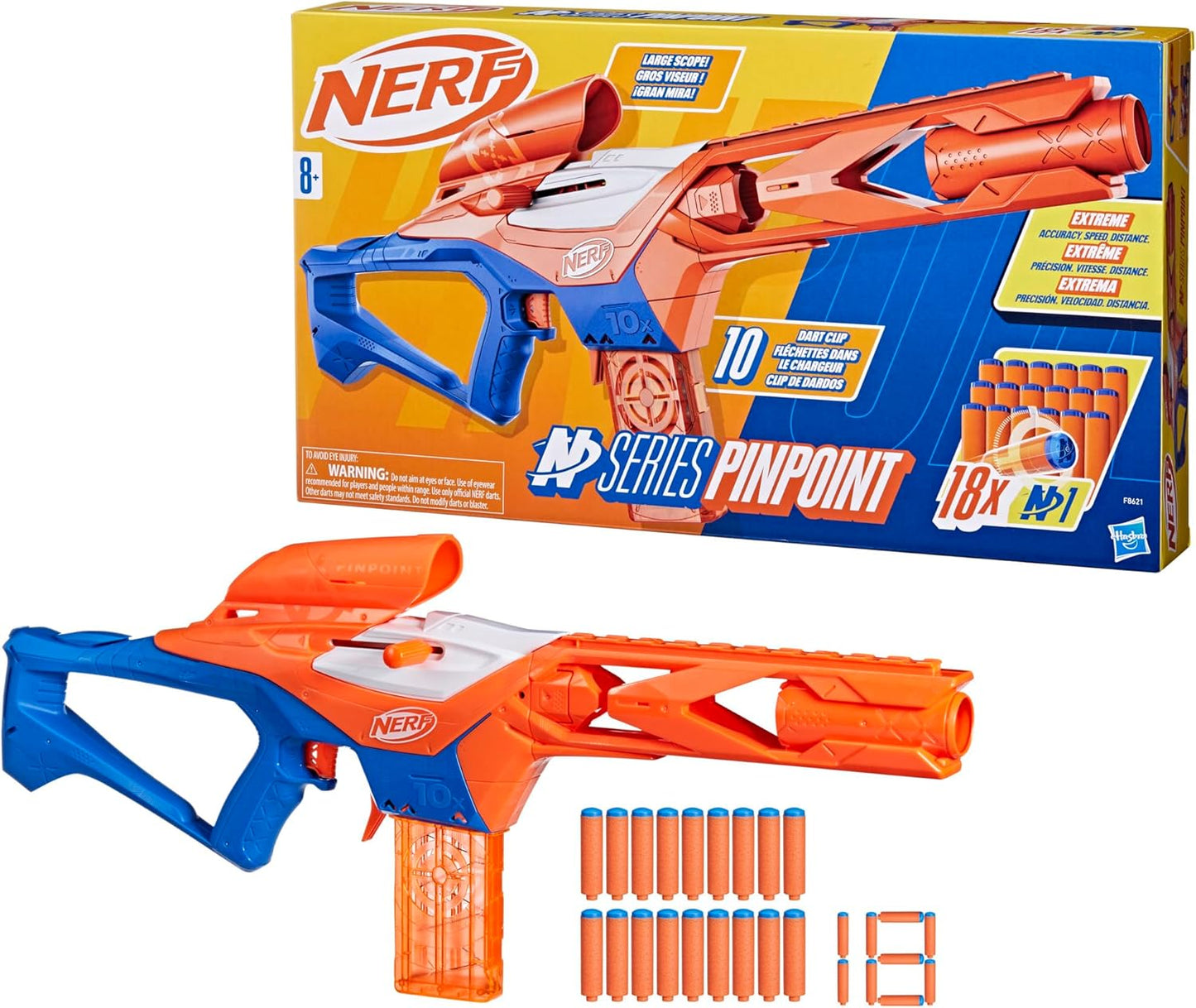 Nerf N Series Pinpoint Blaster pistola juguete niños