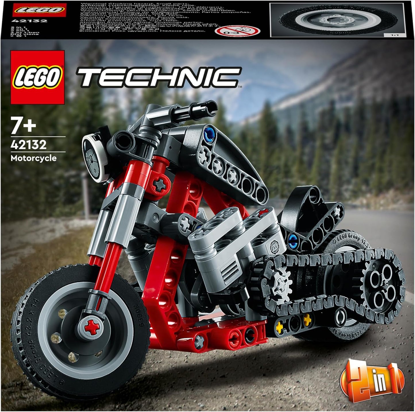 LEGO TECHNIC MOTO 42132 REGALO NIÑOS MOTORCYCLE